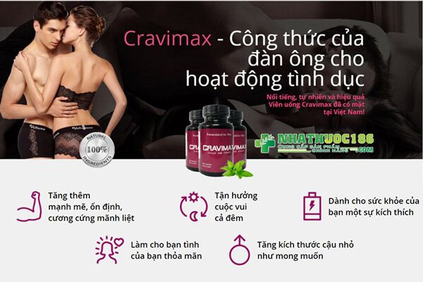 Ưu điểm nổi bật của viên uống Cravimax