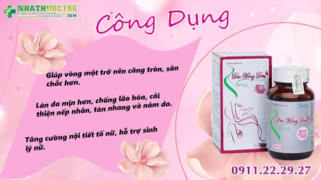 công dụng đào hồng đơn venus