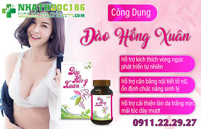 công dụng đào hồng xuân