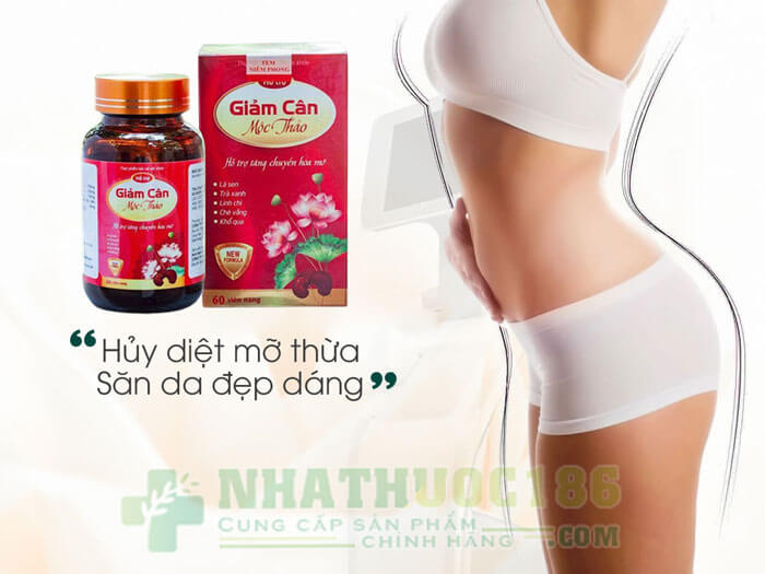 viên giảm béo mộc thảo