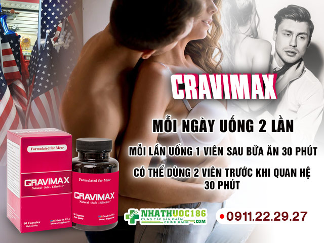Cách sử dụng viên uống Cravimax hiệu quả