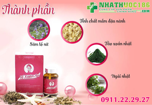 thành phần có trong sản phẩm tố xuân an