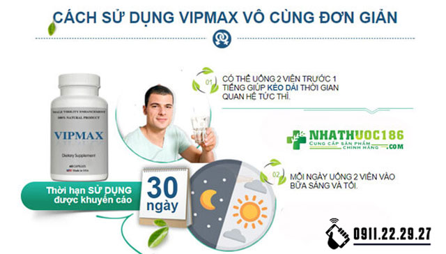 vipmax hướng dẫn sử dụng