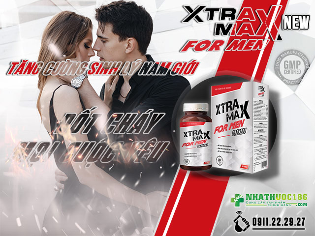 Xtramax For Men - Cải thiện xuất tinh sớm, đốt cháy cuộc yêu