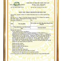 chứng nhận kichi hair