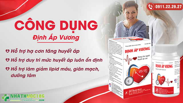 công dụng của định áp vương