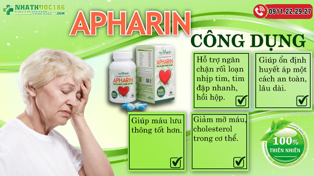 công dụng của apharin