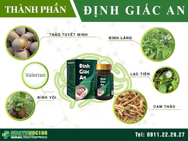 thành phần định giấc an