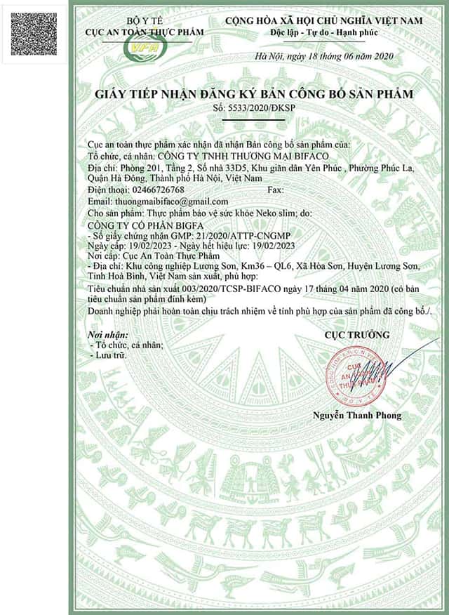 giấy chứng nhận