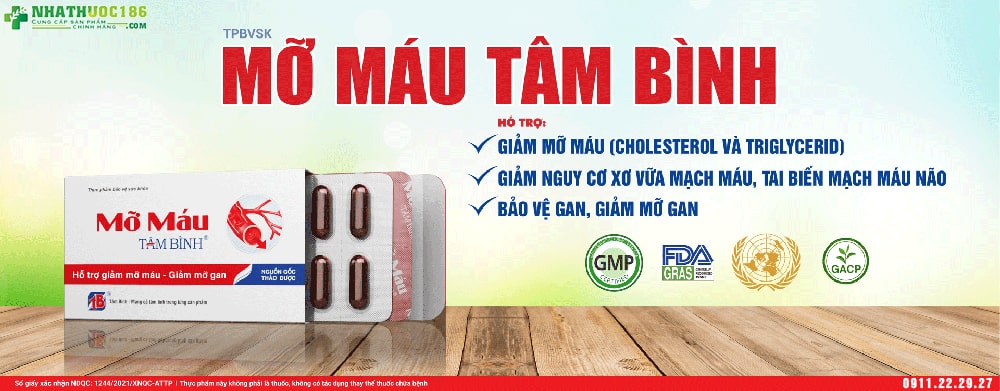 công dụng mỡ máu tâm bình