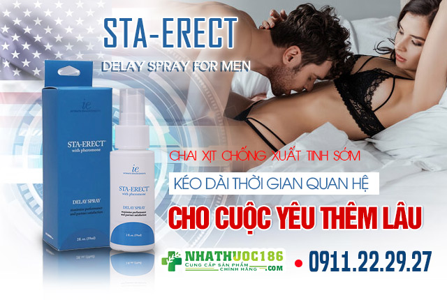 Sta-Erect Delay Spray For Men là gì?
