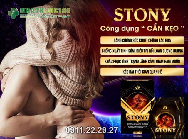 công dụng kẹo ngậm stony
