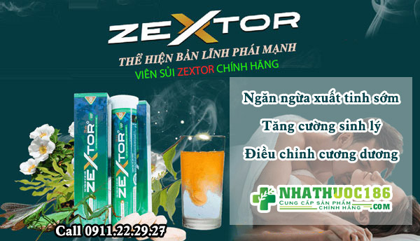 công dụng viên sủi zextor