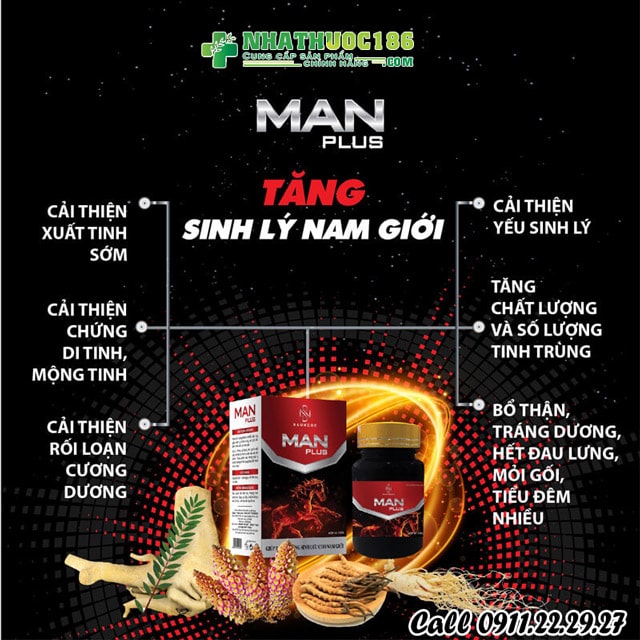 công dụng man plus
