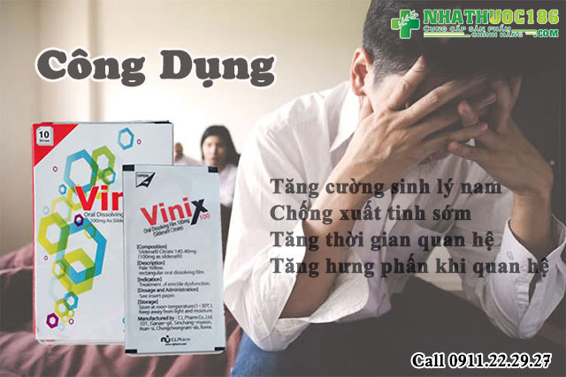 công dụng tem ngậm vinix