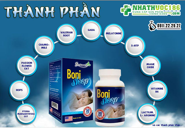 Boni Sleep thành phần