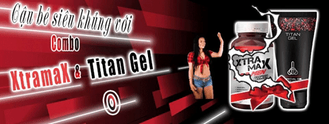 banner combo xtramax for men và titan gel