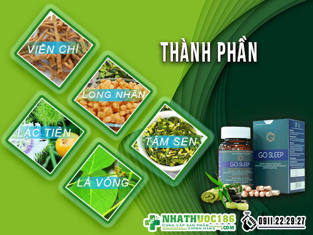 go sleep thành phần