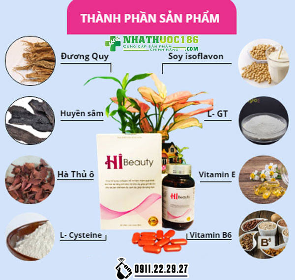 hi beauty thành phần