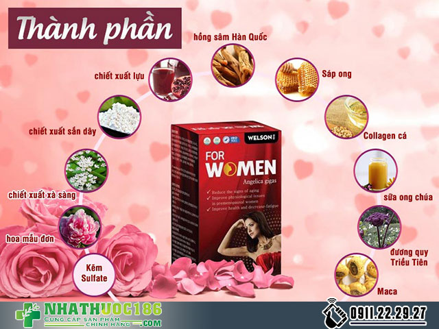 Welson For Women thành phần