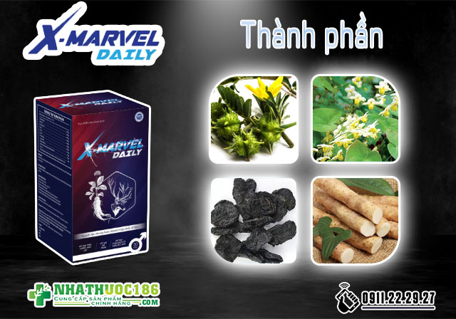 xmarvel daily thành phần