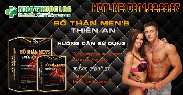 Hướng dẫn sử dụng Bổ Thận Men’s Thiên An
