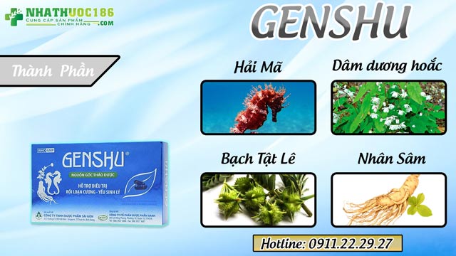 Thành phần sản phẩm Genshu