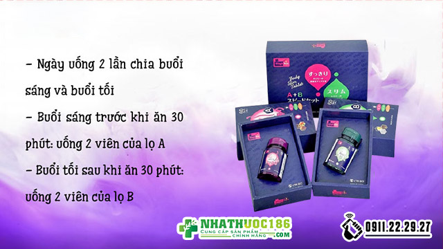 cách sử dụng giảm cân ab