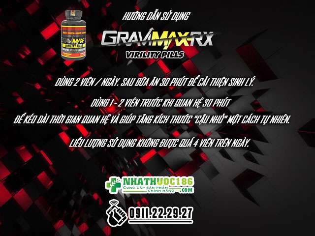 Cách dùng sản phẩm Gravimax RX