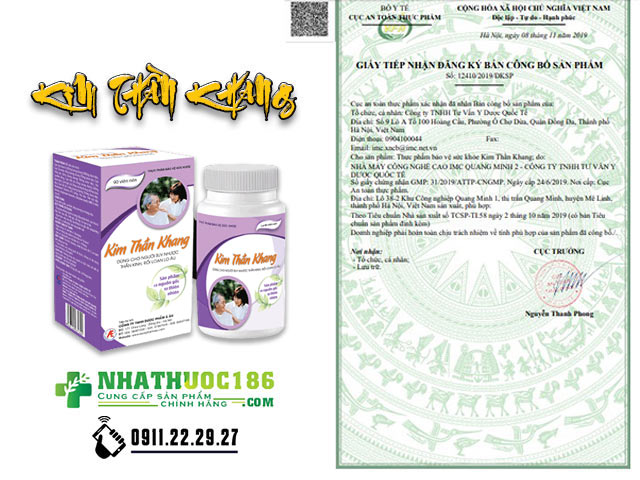 Giấy công bố Kim Thần Khang