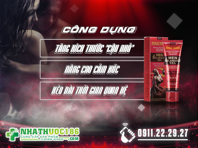 Công dụng của sản phẩm Maxman Enlargement