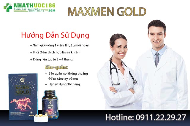 Hướng dẫn sử dụng MAXMEN GOLD