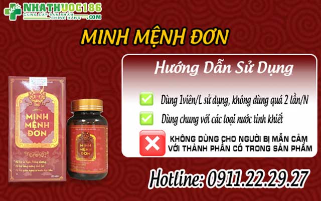 Hướng dẫn sử dụng Minh Mệnh Đơn