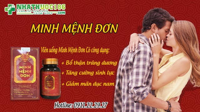 Công dụng của Minh Mệnh Đơn