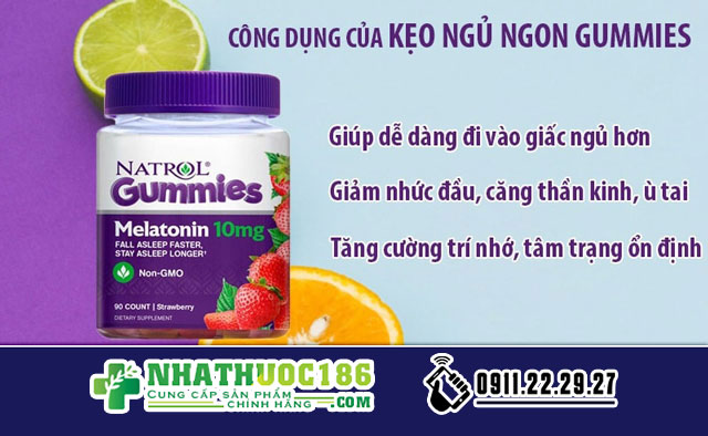 natrol gummies công dụng