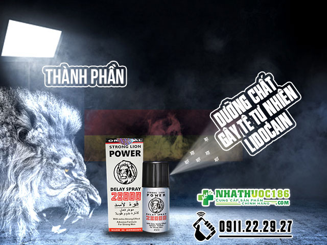 Thành phần của sản phẩm Power 28000