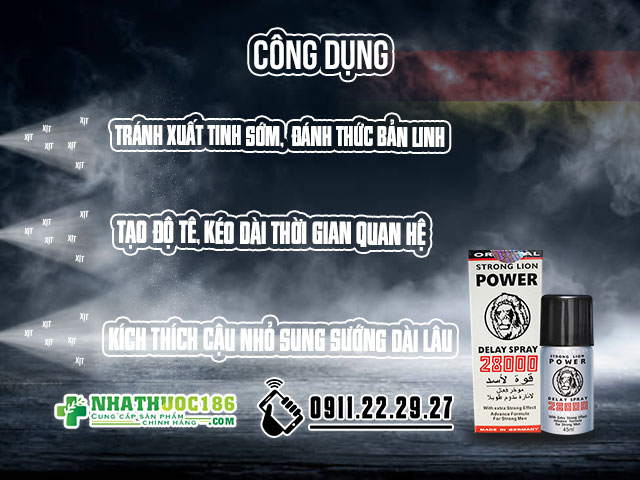 Công dụng của sản phẩm Power 28000