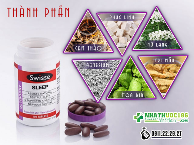 swisse sleep thành phần