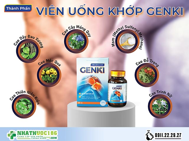 xương khớp genki thành phần