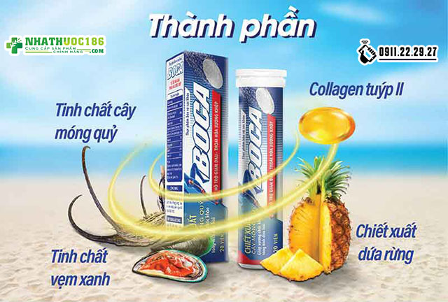 viên sủi boca thành phần