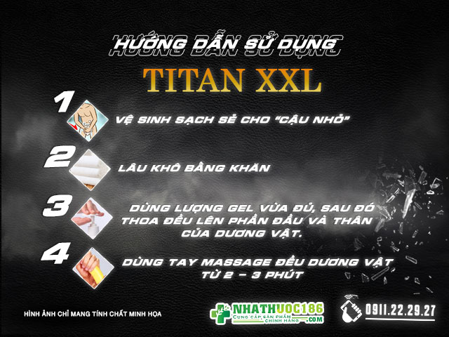 Hướng dẫn sử dụng sản phẩm Titan XXL