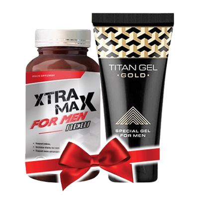 combo xtramax for men và titan gel gold