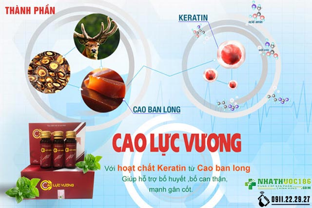 thành phần cao lực vương