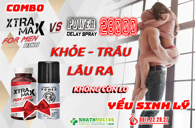 Giới thiệu Combo Xtramax For Men & Power 28000
