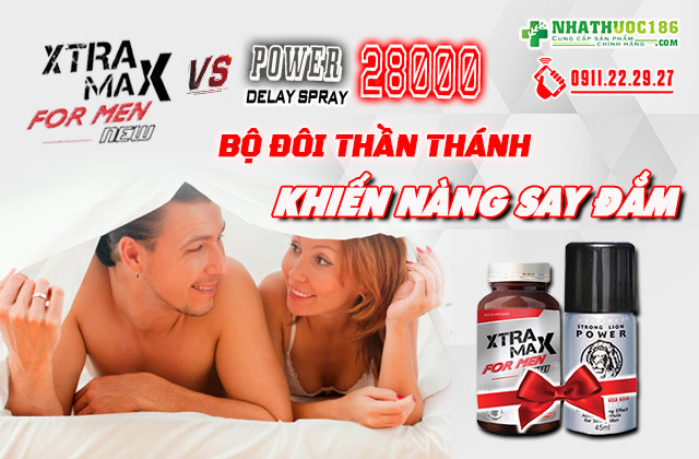 Xtramax For Men & Power to khỏe bền lâu