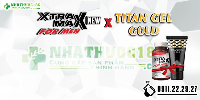 combo sản phẩm xtramax for men và titan gel gold giá bao nhiêu