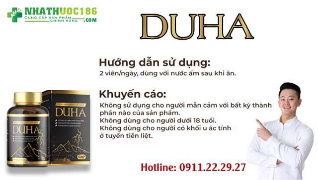 Hướng dẫn sử dụng sản phẩm DUHA