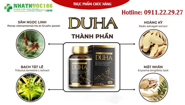 Thành phần của sản phẩm DUHA