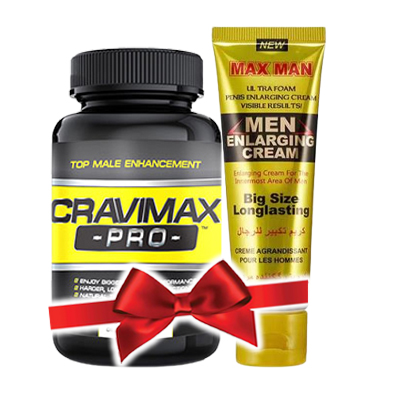 Combo 2 sản phẩm Craviamax Pro & Maxman Enlargement 