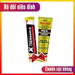 Combo Xtramax sủi và MAXMAN Enlarging Cream